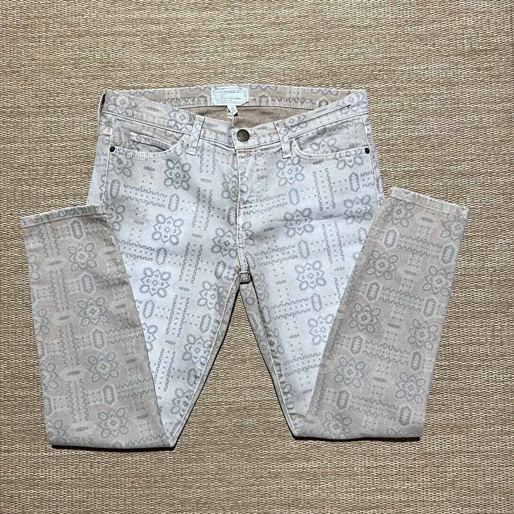 CURRENT ELLIOTT The Stiletto In Safari Bandana Jeans Size 29 Great Condition